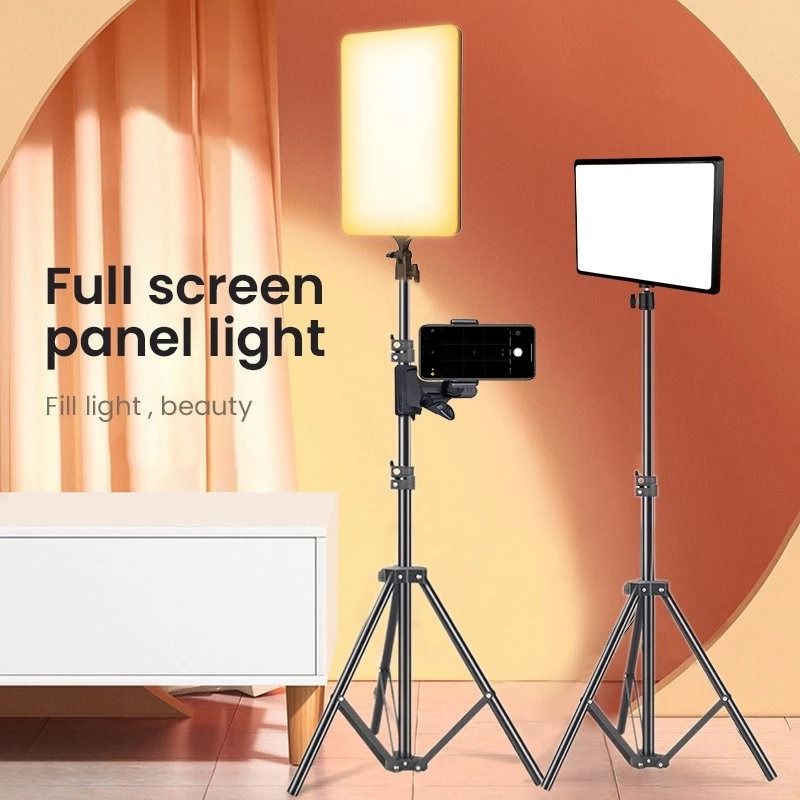 Full Screen Panel Light with Tripod (Category: Lighting & Studio Equipment) located in Caloocan City. Submitted by ms.lily0120 (Listing ID 1405372435, Image 3). Description: - Full-screen panel light for even illumination. - Includes a sturdy tripod for easy setup. - Ideal for fill light and enhancing beauty. - Perfect for content creators and photographers. - Provides quality lighting for various applications. use this link to order : https://in