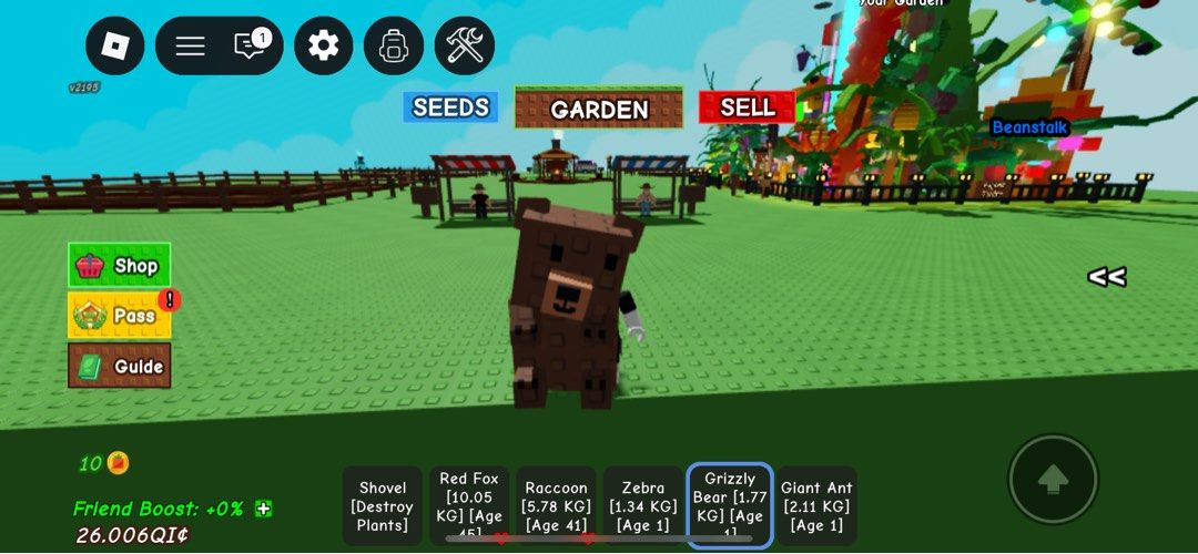 Grizzly Bear Roblox (Category: Everything Else Others) located in Pasig City. Submitted by molfindo0708 (Listing ID 1405490336, Image 1). Description: Selling a Grow a garden Grizzly bear for ₱69. -Condition: Brand new -Age: 1 -Rarity: Rare Perfect for your Digital Garden! .