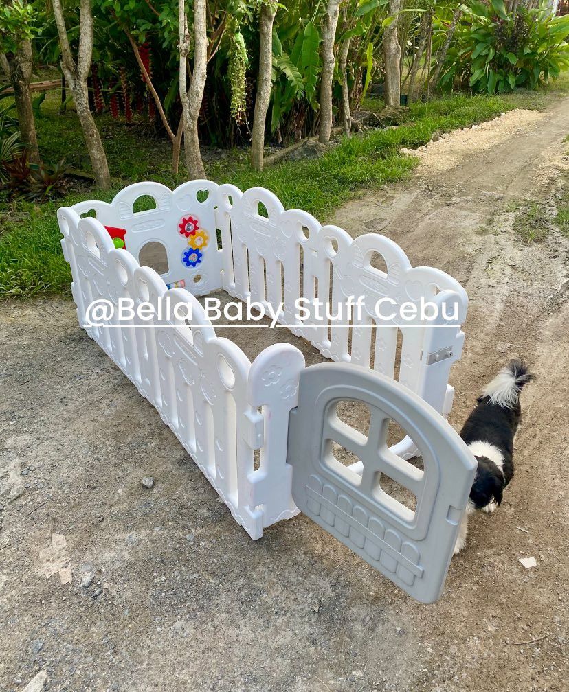 Haenim Toy 6panels Playpen (Category: Infant Playtime) located in Cebu City. Submitted by bellababystuffcebu (Listing ID 1405351197, Image 3). Description: Haenim Toy 6panels Playpen Preloved in Like New Condition 150 x 75 x 60cm Please see video for reference https://fb.watch/DuHXU9BG-_/? PICK UP TALISAY DELIVERY | SHIPPING BUYERS EXPENSE COD AVAILABLE.