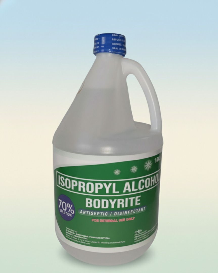 ISOPROPYL ALCOHOL BODY RITE 70% 1GALLON FDA APPROVED, Health ...