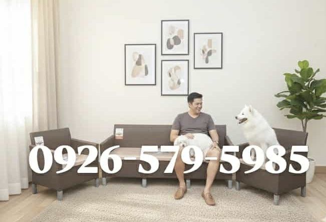 Jolly Rattan sala set with center table (Category: Sofas) located in Manila. Submitted by kellychz (Listing ID 1405440006, Image 2). Description: FREE DELIVER MOST RATTAN SALA SET LOWEST PRICE ✅✅✅✅ brand new super tibay at ganda cod or gcash.