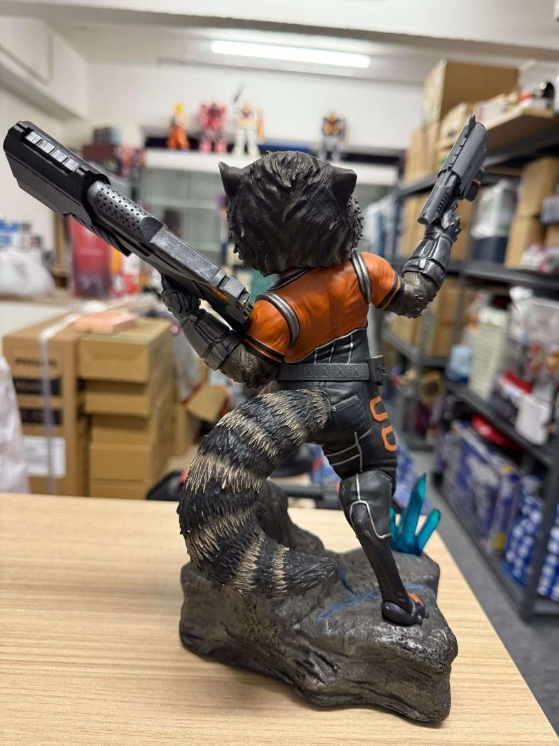 (N)開封品 無盒 Sideshow Guardians of the Galaxy Rocket Raccoon 銀河守護隊 火箭浣熊 火箭 ...
