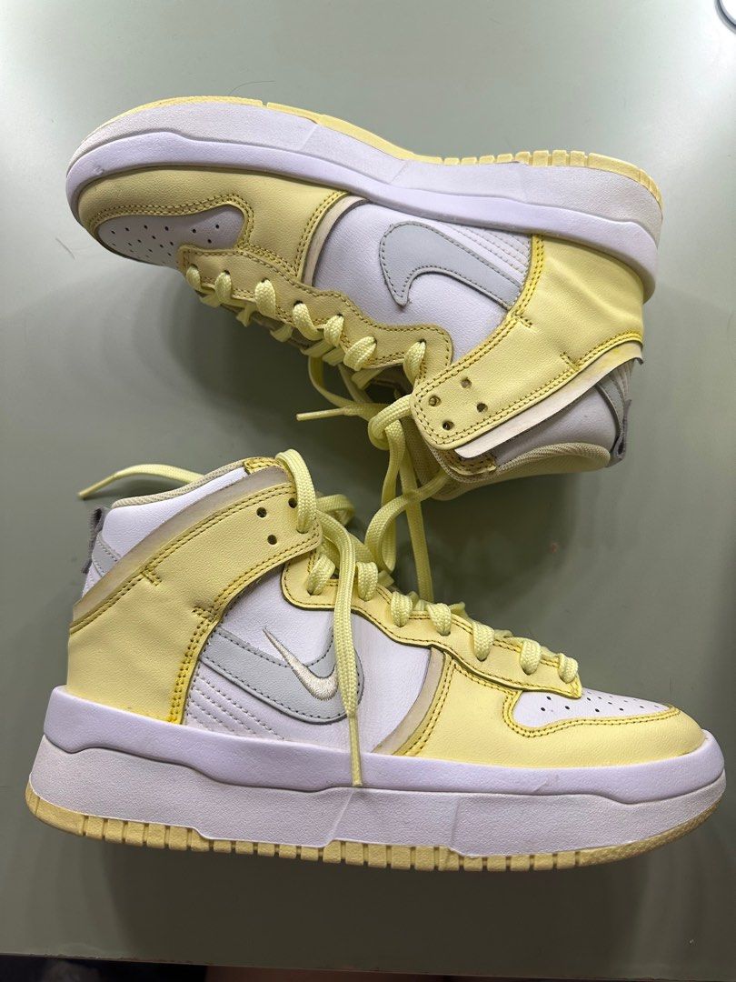 Nike Dunk High Up Citron Tint Sneakers (Category: Sneakers) located in Taguig. Submitted by kayeb07 (Listing ID 1405492530, Image 1). Description: NO MORE BOX ONLY TRIED IT ON RFS: NOT MY STYLE ANYMORE RETAIL PRICE: 4,700.