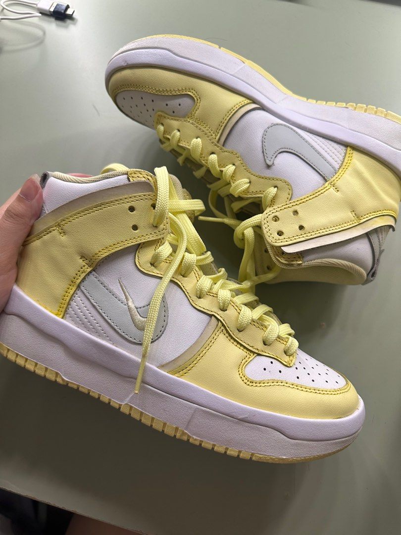 Nike Dunk High Up Citron Tint Sneakers (Category: Sneakers) located in Taguig. Submitted by kayeb07 (Listing ID 1405492530, Image 2). Description: NO MORE BOX ONLY TRIED IT ON RFS: NOT MY STYLE ANYMORE RETAIL PRICE: 4,700.