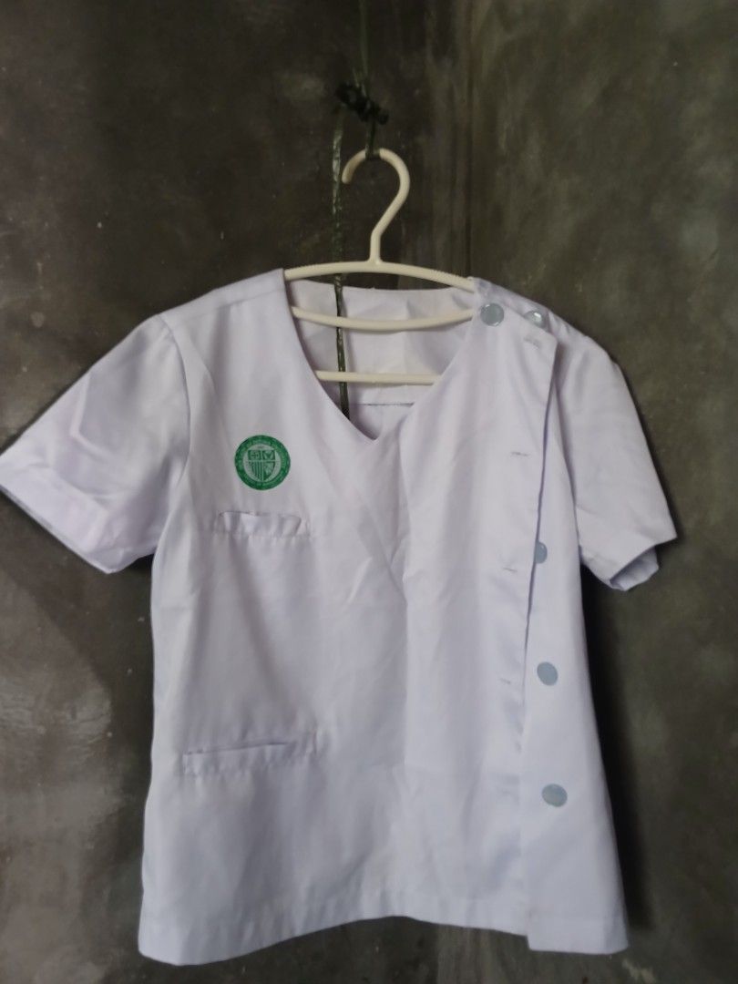 OLFU PSYCH UNIFORM (Category: Sets or Coordinates) located in San Fernando. Submitted by lyfshai (Listing ID 1405407493, Image 1). Description: olfu psych uniform size xs lightly used as i shifted course available 2pcs mod: jnt, or meet up olfu pampanga mop: gcash.