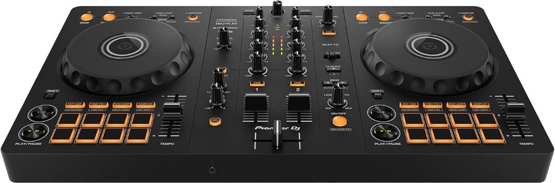 PIONEER DDJ-FLX4 (Category: Soundbars, Speakers & Amplifiers) located in Mandaluyong City. Submitted by jd.sales2018 (Listing ID 1405440688, Image 1). Description: Specifications: FREQUENCY RANGE 20 - 20000 HZ WIDTH 18.98 IN HEIGHT 2.33 IN DEPTH 10.74 IN WEIGHT 4.63 LB SOUNDCARD 16BITS/24BITS, 44.1 KHZ/48 KHZ SIGNAL-TO-NOISE RATIO 103 DB DISTORTION < 0.005 % (USB) Delivery Options: Delivery Only – No pickups or meet-ups for your safety and conven
