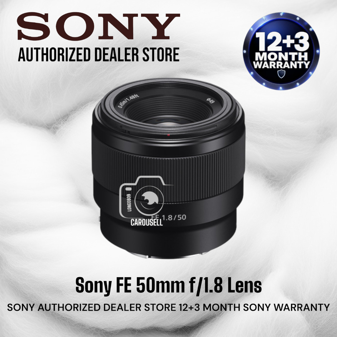 Sony FE 50mm f1.8 | 50mm f/1.8 | 50mm f1.8 | 50mm f 1.8 | SEL50F18F ...