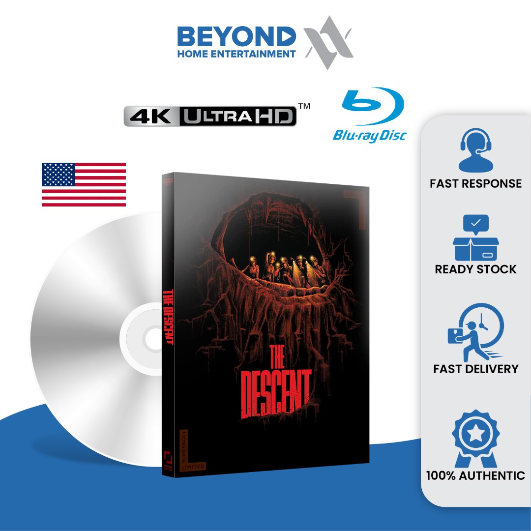 The Descent 20th Anniversary Steelbook (Lionsgate Limited) [4K Ultra HD