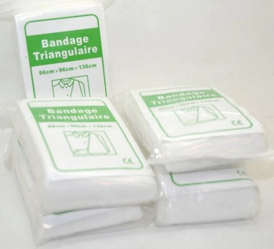TRIANGULAR BANDAGE NON WOVEN (Category: Medical Supplies & Tools) located in Quezon City. Submitted by marketing_zyra (Listing ID 1405356202, Image 1). Description: .