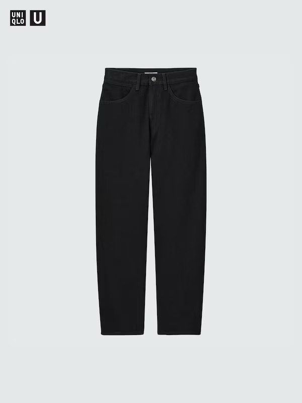 Uniqlo U Black Jeans Size 27 (Category: Jeans) located in Davao. Submitted by decluttering.dvo (Listing ID 1405463700, Image 1). Description: - Uniqlo U Black Jeans - Size: 27 - Inseam: 48.5cm - Classic five-pocket design - Made with a comfortable cotton-spandex blend - Versatile black color.