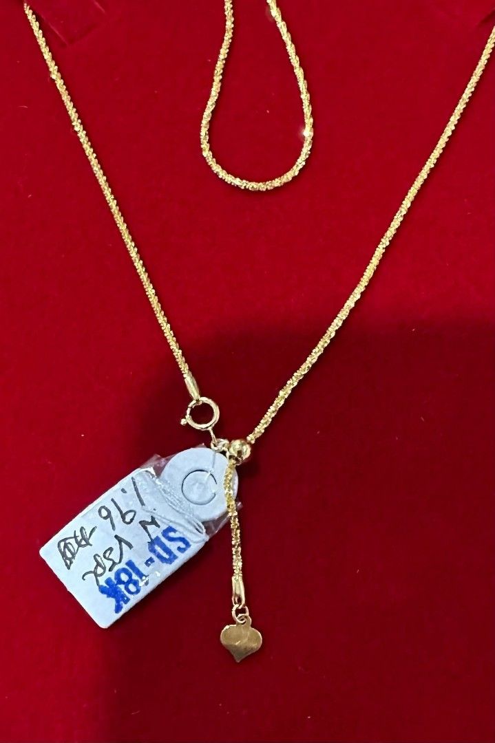 18K Saudi Gold adjustable beads necklace (Category: Necklaces) located in Manila. Submitted by bhelgoldseller2ndaccount (Listing ID 1405679776, Image 2). Description: New!!✨New!!✨New!! Authentic 18k Saudi Golds necklace 💫💫💫 💯pawnable/naisasanla 💯with high appraisal rate 💯good investment 💯Direct supplier price 😘 👉OPEN for resellers 👌👌 🌺please take time to evaluate their actual sizes and grams 👉👉Best panggift for all occasions ✅ Sold 