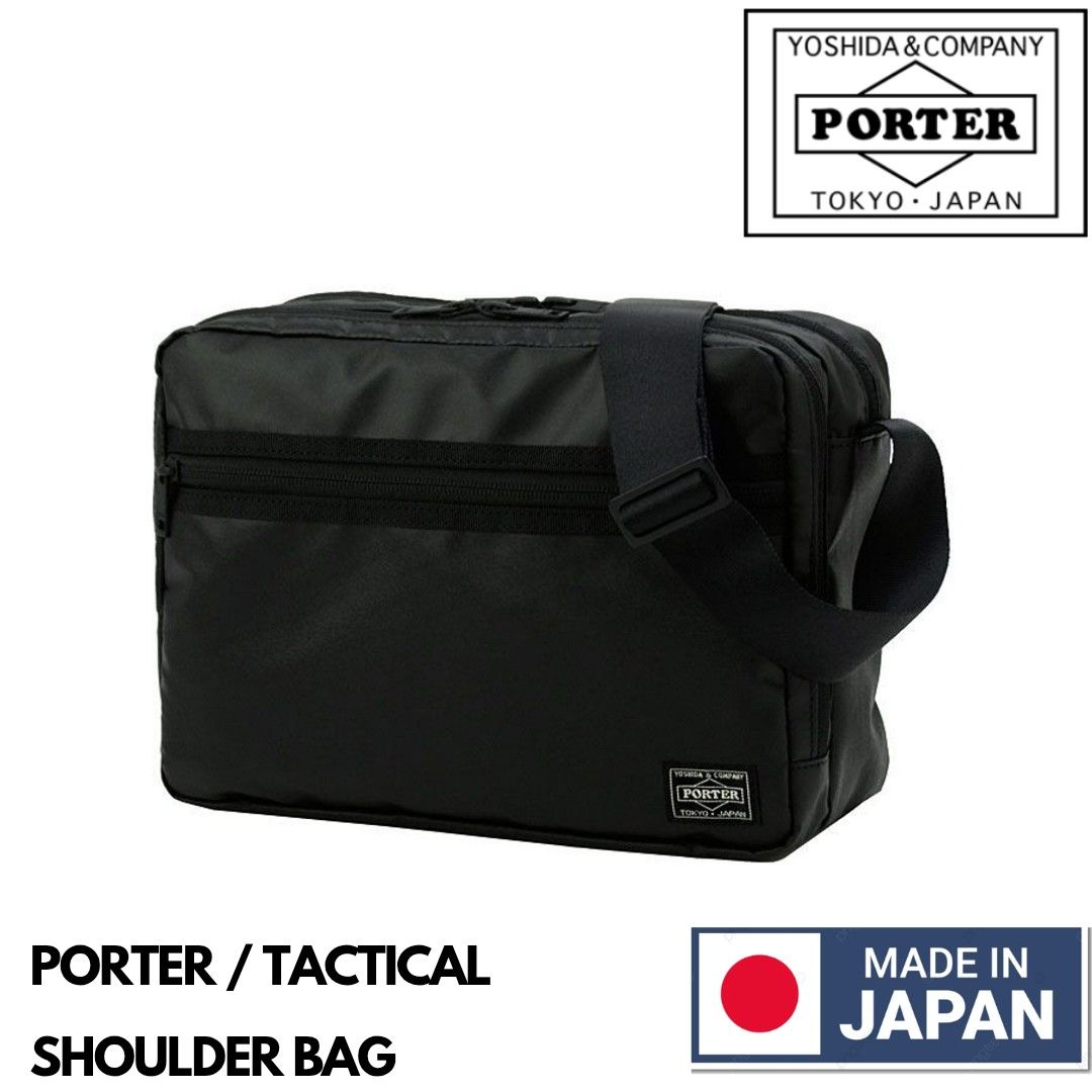 Yoshida Porter Tactical Pouch – Borsa Tattica In Nylon, Nero, Made In Japan, 654-07078 - Foto 1