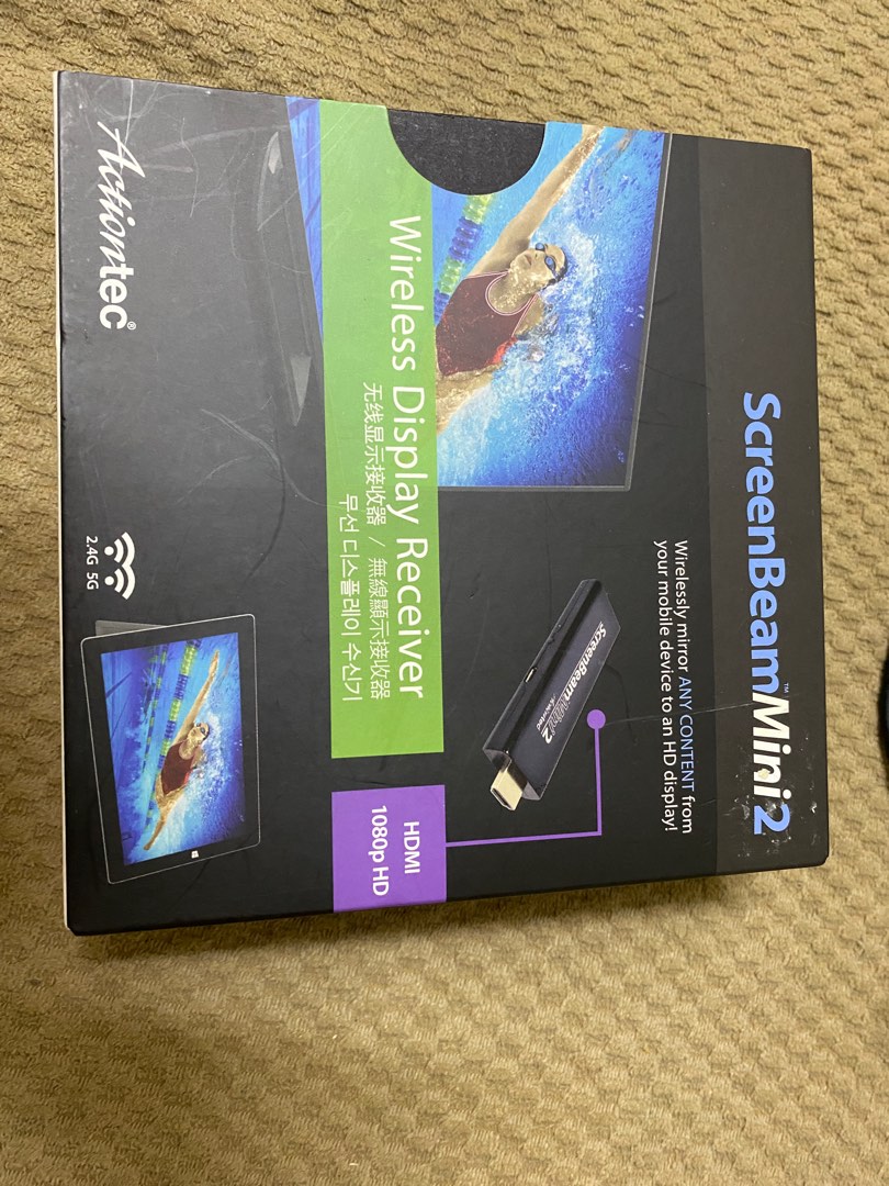 Actiontec ScreenBeam Mini 2 Wireless Display Receiver, TV & Home ...