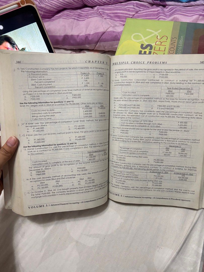 Advanced Financial Accounting Volume 1 (Category: Textbooks) located in Quezon City. Submitted by kadiigutie90713 (Listing ID 1405663822, Image 2). Description: PRICE NEGOTIABLE - 2017 edition of Advanced Financial Accounting Volume 1 - by Antonio J. Dayag - Includes a comprehensive and procedural approach - Covers topics such as long-term construction accounting - Multiple-choice problems.