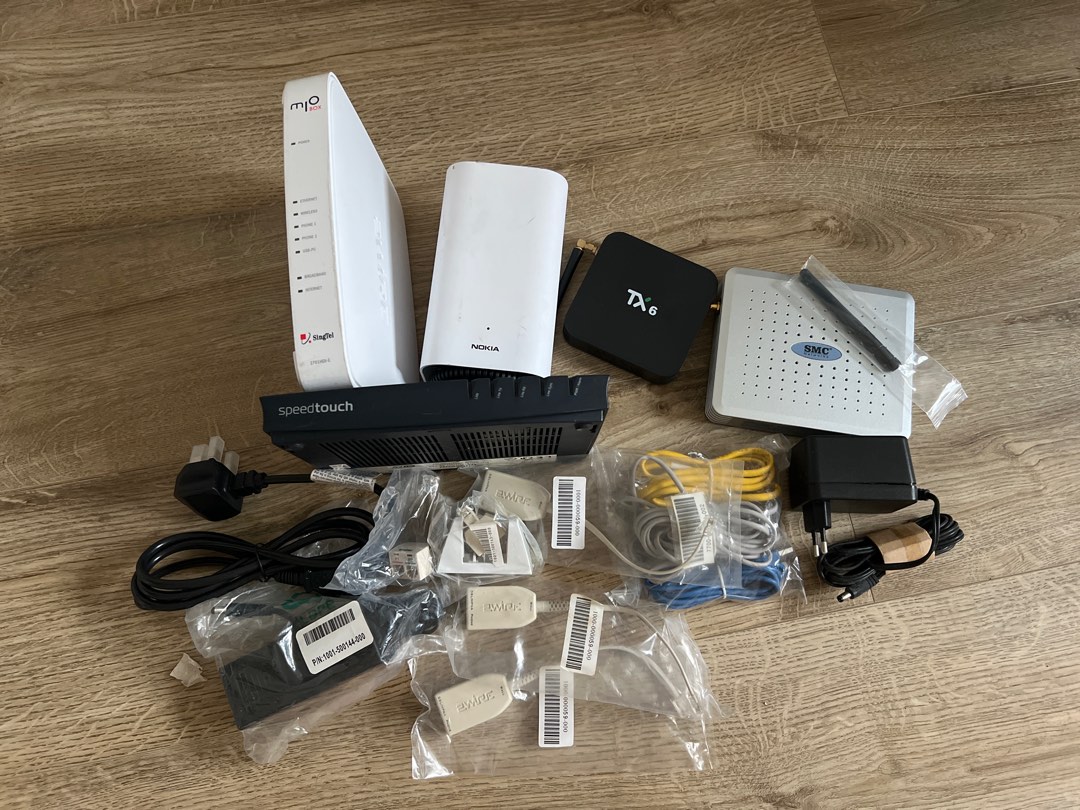Assorted Routers, Modems, and Accessories, Computers & Tech, Parts ...