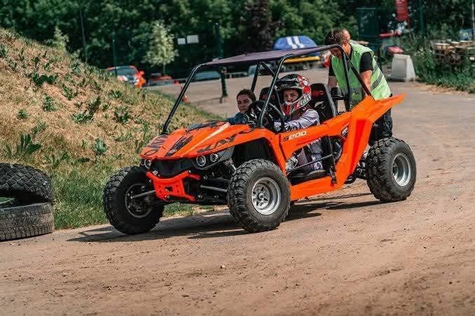ATV UTV Motor Ebike (Category: Motorbikes for Sale) located in Manila. Submitted by beatorres (Listing ID 1405635434, Image 3). Description: KAYO BUGGY S200 (2 seater) Single-cylinder, 4-stroke, Oil cooled Transmission: R/N/F (CVT) | Shaft Drive Fuel system: Carburetor Front & Rear Brake: Hydraulic Disc Front Tire: 22x7-10 Rear Tire: 22x10-10 Used only 2x. In brand new and perfect condition. Almost new. With 1 year warranty. Reason for selling: l