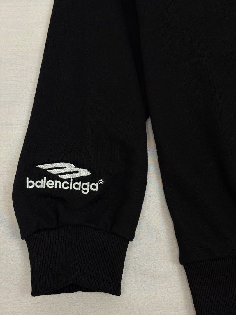 Balenciaga Hoodie (Category: Coats, Jackets and Outerwear) located in Baguio. Submitted by shylowdovica (Listing ID 1405684704, Image 3). Description: Dimensions: 31x26 NO ISSUE same hoodie wore by Rayasianboy .