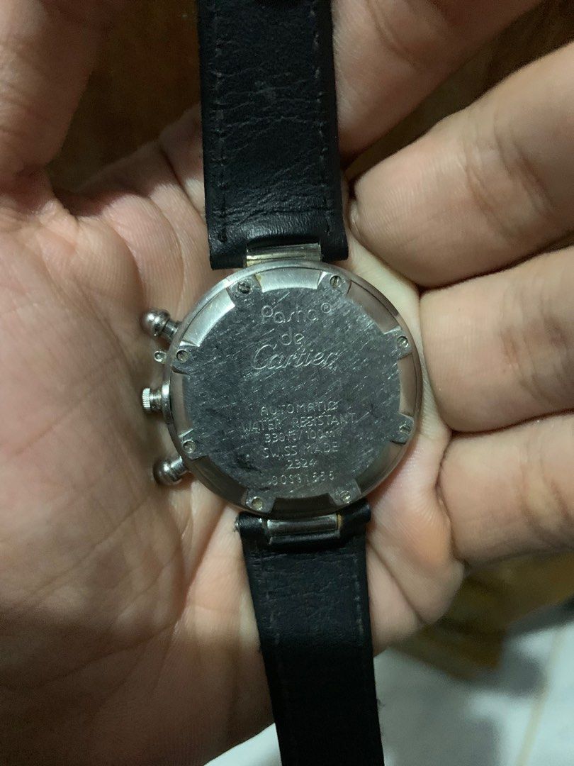CARTIER PASHA C CHRONOGRAPH (Category: Luxury Watches) located in Davao. Submitted by darichqt (Listing ID 1405656079, Image 2). Description: CARTIER de PASHA 36mm DIAL SWISS MADE CODE: Cc391555 REPLACED STRAP.