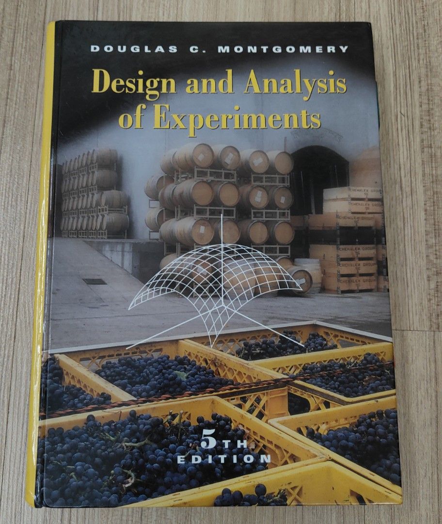 Design and Analysis of Experiments by Douglas C. Montgomery, Hobbies ...