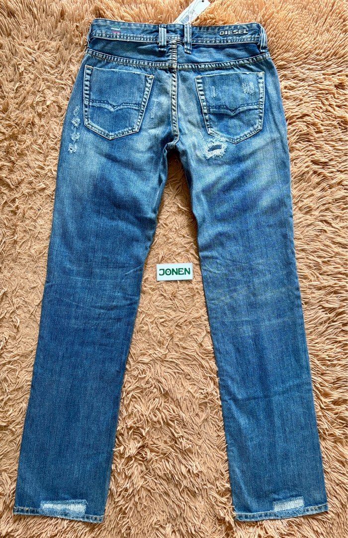 Diesel Viker 008RD Jeans (Category: Jeans) located in Cavite. Submitted by SOLEBEN (Listing ID 1405579227, Image 3). Description: Diesel Viker 008RD Jeans 100% Cotton Straight Leg Patchwork Trashed Design Actual Measurements: Waist - 32 Inseam-33 Leg Opening -7.75 Total Length-43 Price: 2,250.00.