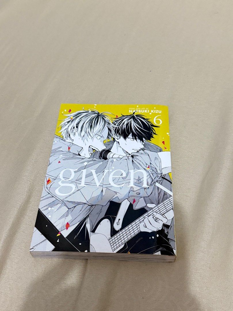 Given Manga Volume 6 (Category: Comics & Manga) located in Quezon City. Submitted by forwwz (Listing ID 1405607437, Image 1). Description: has yellow stains gcash j&t or sdd.
