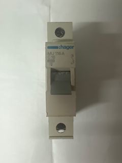 Hager MU116A C16 Circuit Breaker496035713956587520