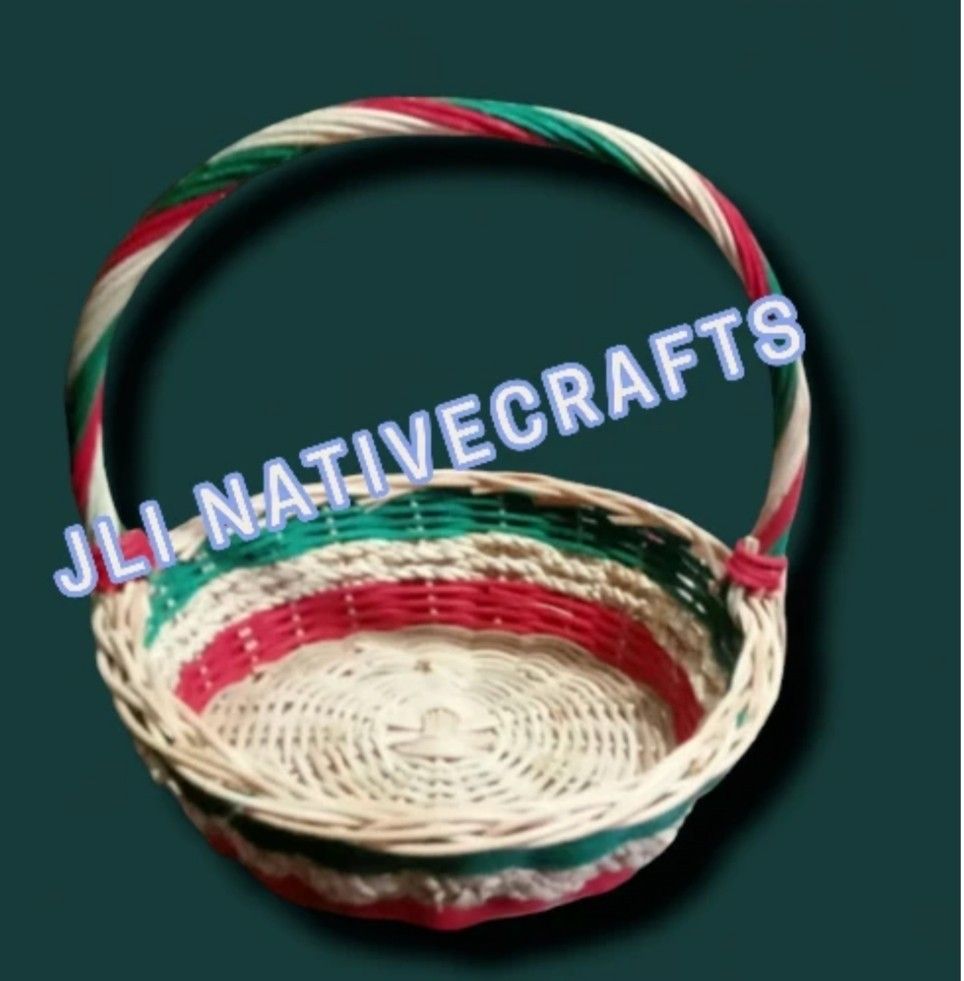 Handwoven Baskets from JLI Native Crafts (Category: Storage Boxes & Baskets) located in San Juan City. Submitted by jli_nativecrafts (Listing ID 1405539155, Image 3). Description: #fruit basket #gift basket #basket baskets made of rattan and buli rope.