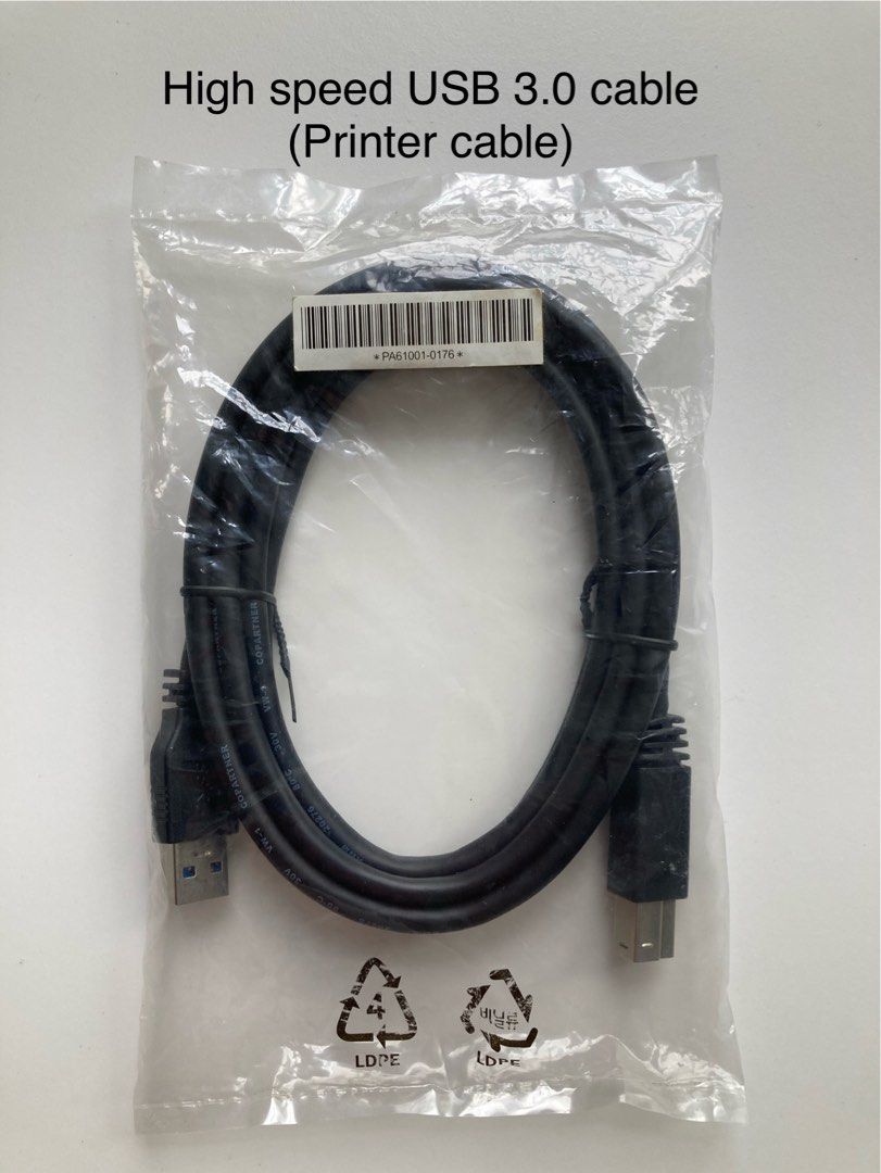 High Speed USB 3.0 Printer Cable