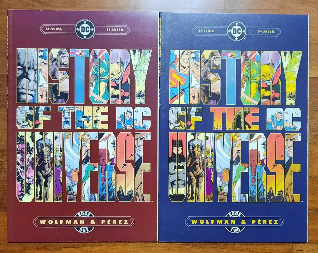 History Of The DC Universe Vol 1 #1 & 2 (1987 complete 2-issue set ...