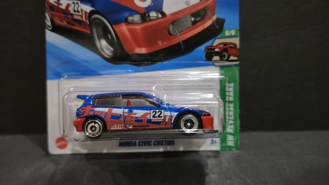 Honda Civic Custom (Hot Wheels #201) Blue (Category: Vehicle & Diecast Models) located in Quezon City. Submitted by r00097 (Listing ID 1405583529, Image 3). Description: .