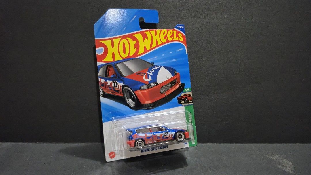 Honda Civic Custom (Hot Wheels #201) Blue (Category: Vehicle & Diecast Models) located in Quezon City. Submitted by r00097 (Listing ID 1405583529, Image 1). Description: .
