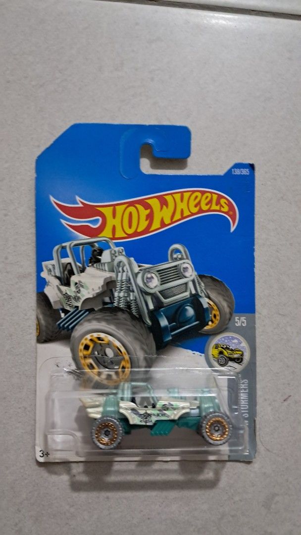 Hot Wheels Snow Stormers &ndash; Ford Escort Rally Blu 1:64 &ndash; Ruote Sciolte &ndash; 2017