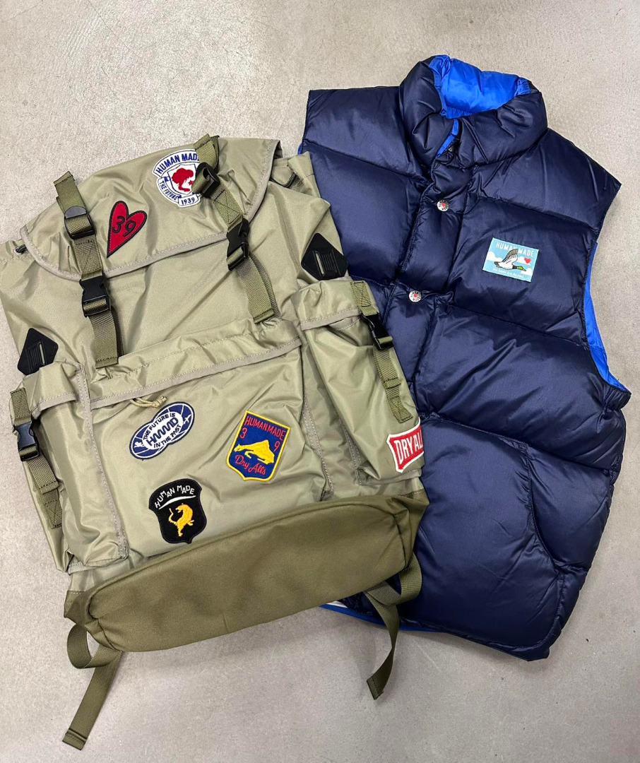 Human Made 26L Backpack 背包 背囊 Reversible Down Vest, 男裝, 袋, 背包 - Carousell