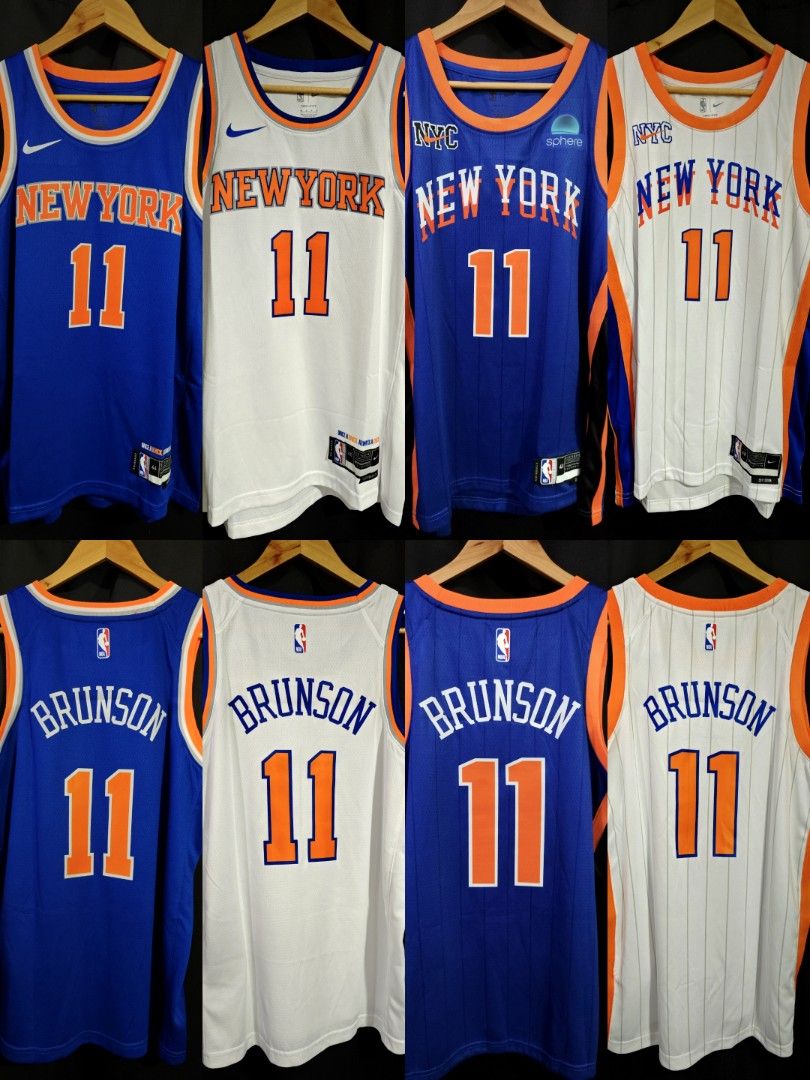 Jalen Brunson Knicks Jersey (Category: Activewear) located in Manila. Submitted by topjerseyph (Listing ID 1405628978, Image 1). Description: Jalen Brunson Knicks Jersey ₱1,250 each ▪️ All colorways are available ▪️ XS to XXL (Youth sizes also available) ▪️ Can be customized ▪️ Premium quality More jersey designs are available. Made to order ETA 7-10 days Shipping & COD available nationwide via Lalamove or LBC Location: Marikina City DM for those