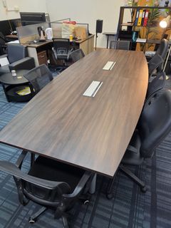 Large Conference Table, Furniture & Home Living, Furniture, Tables ...