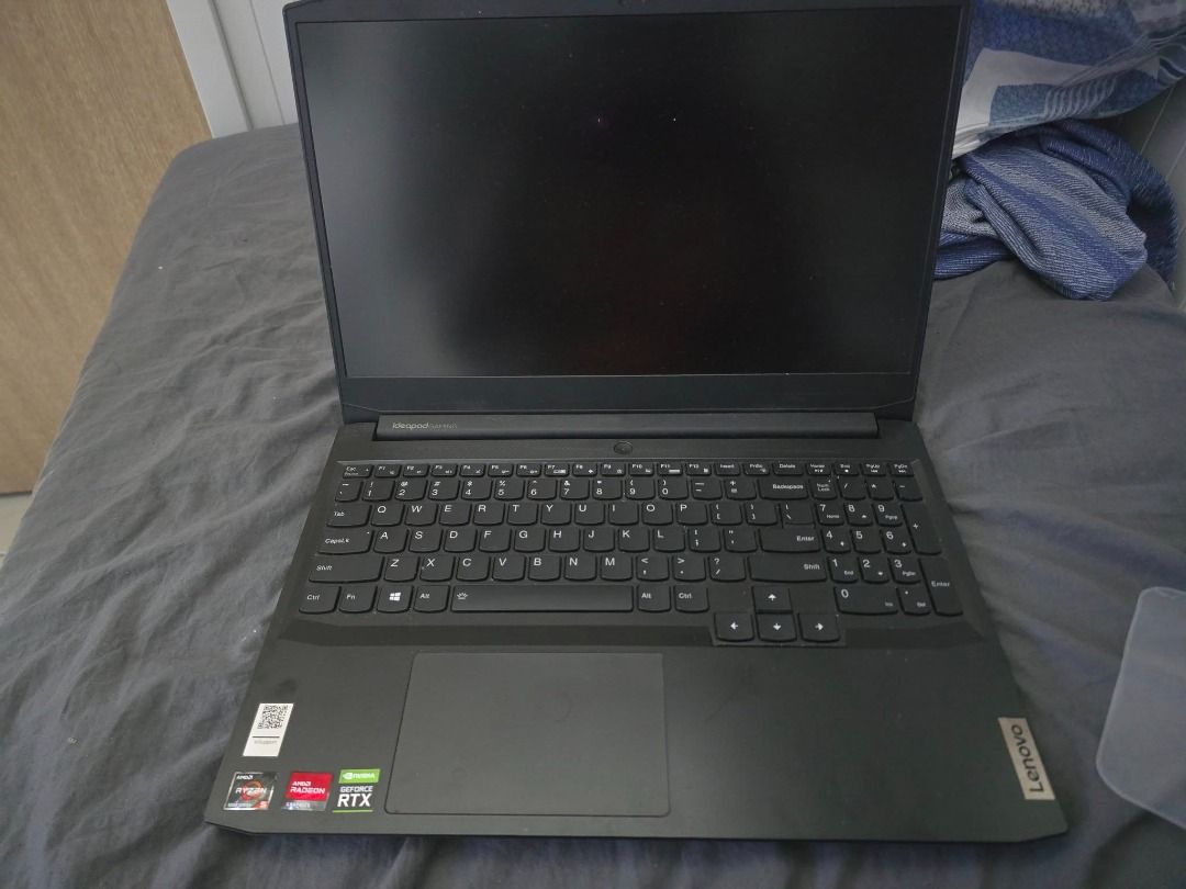 Lenovo Ideapad Gaming 3 (Category: Laptops & Notebooks) located in Manila. Submitted by alvarezlowelljay04 (Listing ID 1405694647, Image 1). Description: Lenovo Ideapad Gaming 3 🖥 SPECIFICATIONS ⚡ Ryzen 5 5600H – 6 cores, 12 threads. 🎨 15.6" FHD IPS 🐏 16GB RAM 🚀 1TB STORAGE 🎮 RTX 3060 🪟 Windows 11 🎮 Perfect for: • Gaming • Editing • Esports • Online class 💸 PRICE: ₱38,000 slightly nego.