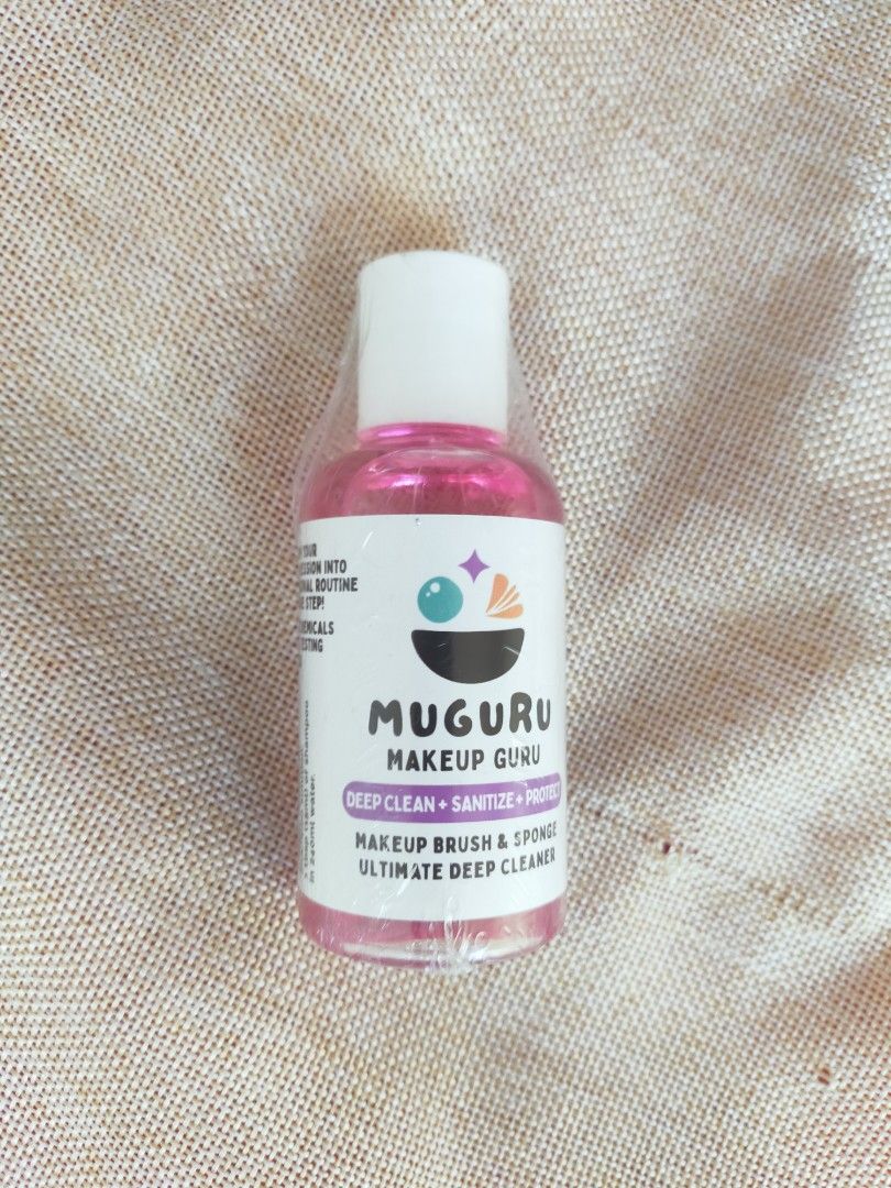 Muguru Make Up Brush Cleaner Shampoo (Category: Makeup) located in Quezon City. Submitted by floreskari78555 (Listing ID 1405687277, Image 1). Description: Muguru Makeup Guru Ultimate Deep Cleaner: Essential for professional makeup artists! Keep your tools hygienic with this good quality makeup brush shampoo ✅ It deep cleans, sanitizes, and protects brushes for flawless application and client safety. We are onhand and available for same day deliv