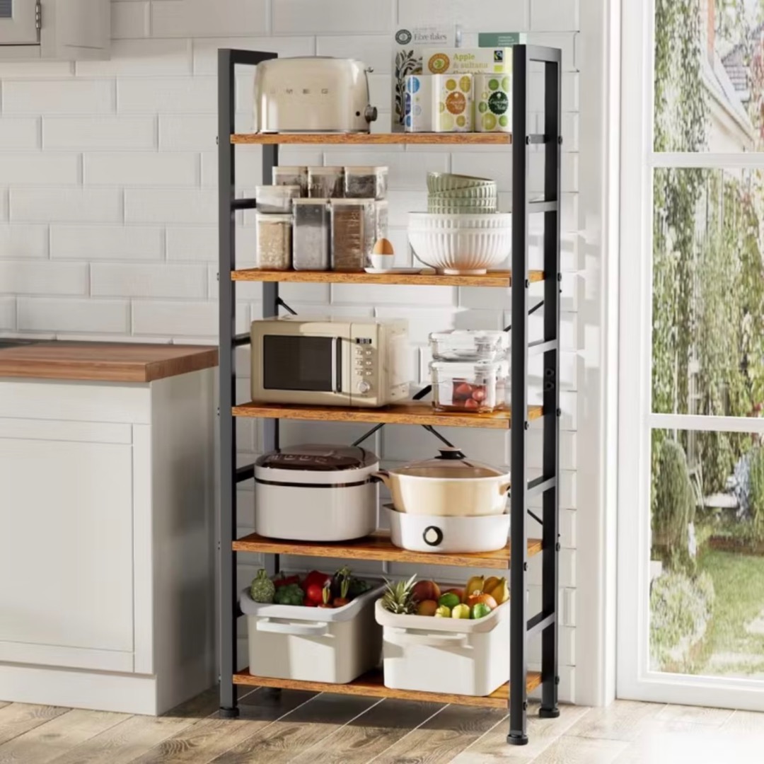 Multi Layer Kitchen Rack | Heavy Duty Storage Rack | Metal Frame Pantry ...