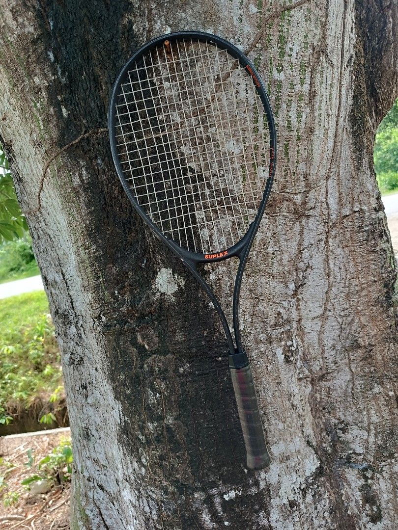 Super Wide Tennis Racket SUPLEX vintage tennis racket Raket tenis for adult, Sports Equipment ...