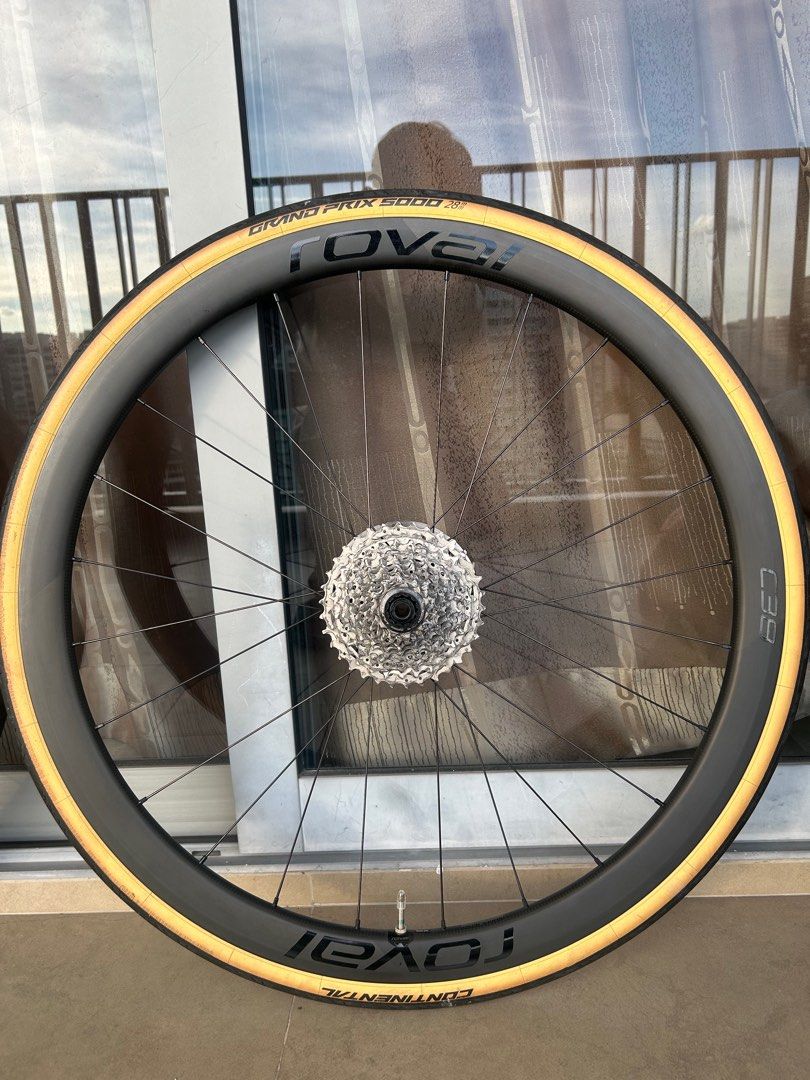 Roval C38 Disc Wheelset (Category: Parts & Accessories) located in Singapore. Submitted by westfalen (Listing ID 1405540427, Image 3). Description: Roval C38 Wheelset pair 21mm internal width Carbon rim Selling without rotor, cassette, tire.