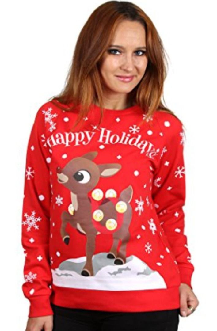 Rudolph Sweatshirt Christmas Holiday. EUC (Category: Coats, Jackets and Outerwear) located in Baguio. Submitted by u.shop.php (Listing ID 1405633226, Image 1). Description: Rudolph Sweatshirt L on tag Excellent Used Condition .