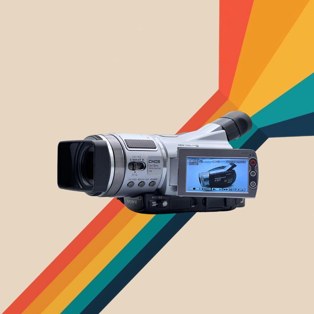 SONY HDV HC1 Mini DV HD Camcorder (RARE) (Category: Video Cameras) located in Makati City. Submitted by maka-luma (Listing ID 1405587032, Image 1). Description: FULLY WORKING ✔️ Record ✔️ Servo Zoom ✔️ Snaps photos with flash ✔️ Rewind ✔️ Fast forward ✔️ Color viewfinder ✔️ Color LCD ✔️ Touch screen ✔️ Memory Card slot ✔️ tape eject ✔️ HD - resolution ✔️ Menu features READY TO USE! 📹📼🔋Inclusions: Camera unit, Lens cap, Lens Matte box, camera s