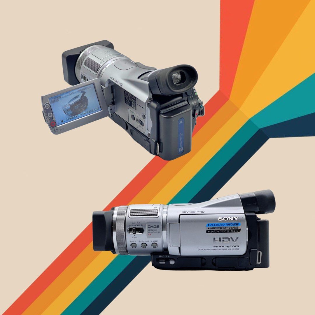 SONY HDV HC1 Mini DV HD Camcorder (RARE) (Category: Video Cameras) located in Makati City. Submitted by maka-luma (Listing ID 1405587032, Image 2). Description: FULLY WORKING ✔️ Record ✔️ Servo Zoom ✔️ Snaps photos with flash ✔️ Rewind ✔️ Fast forward ✔️ Color viewfinder ✔️ Color LCD ✔️ Touch screen ✔️ Memory Card slot ✔️ tape eject ✔️ HD - resolution ✔️ Menu features READY TO USE! 📹📼🔋Inclusions: Camera unit, Lens cap, Lens Matte box, camera s