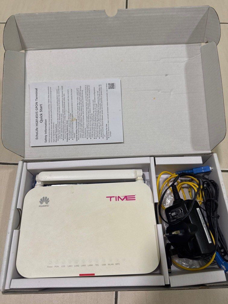 Modem Timenet Time Modem Router, TV & Home Appliances, Other Home Appliances on Carousell