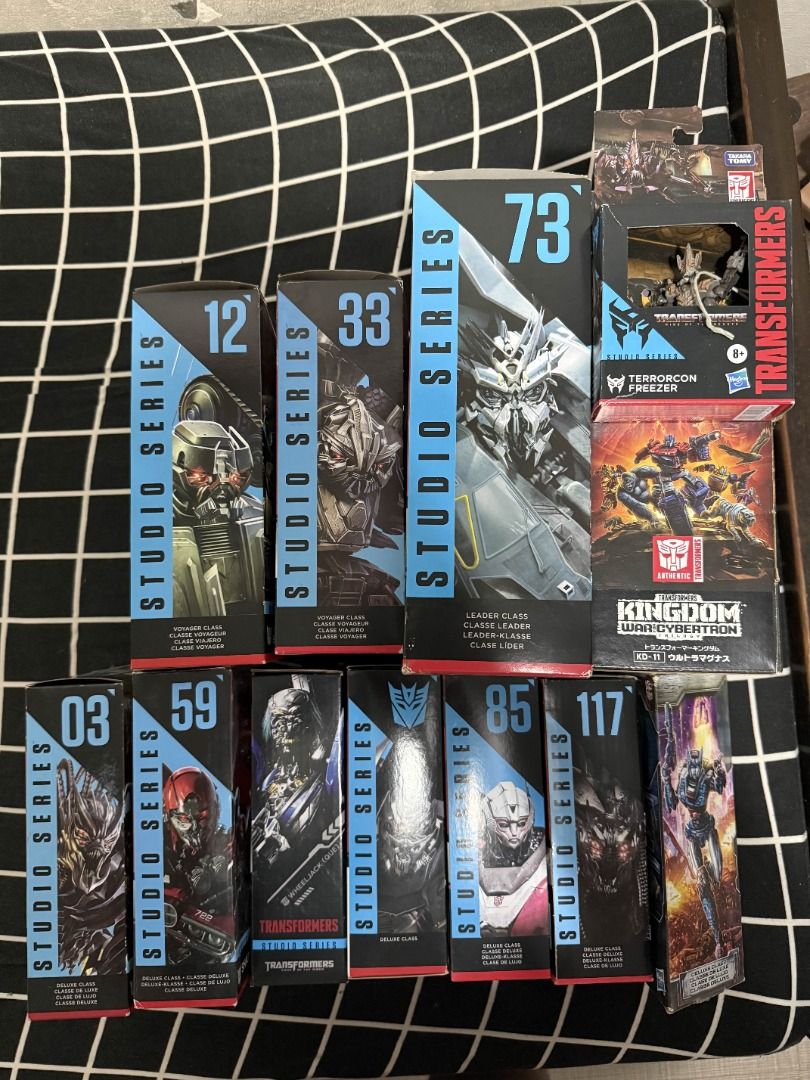 (PRICES UPDATED 11/26/25) Transformers Studio Series / WFC - BATCH SALE (Category: Figurines & Statues) located in Cavite. Submitted by ifonlyhanzw (Listing ID 1404858836, Image 1). Description: TRANSFORMERS STUDIO SERIES and WFC All Price: PHP5,000.00 (Negotiable, Offer your price.) (For Non-reserved) Includes: (All Back in Box) Studio Series 12 Brawl 07 - PHP1800 Studio Series Freezer ROTB - 500 Siege WFC Chromia - PHP800 Kingdom WFC Ultra Magn