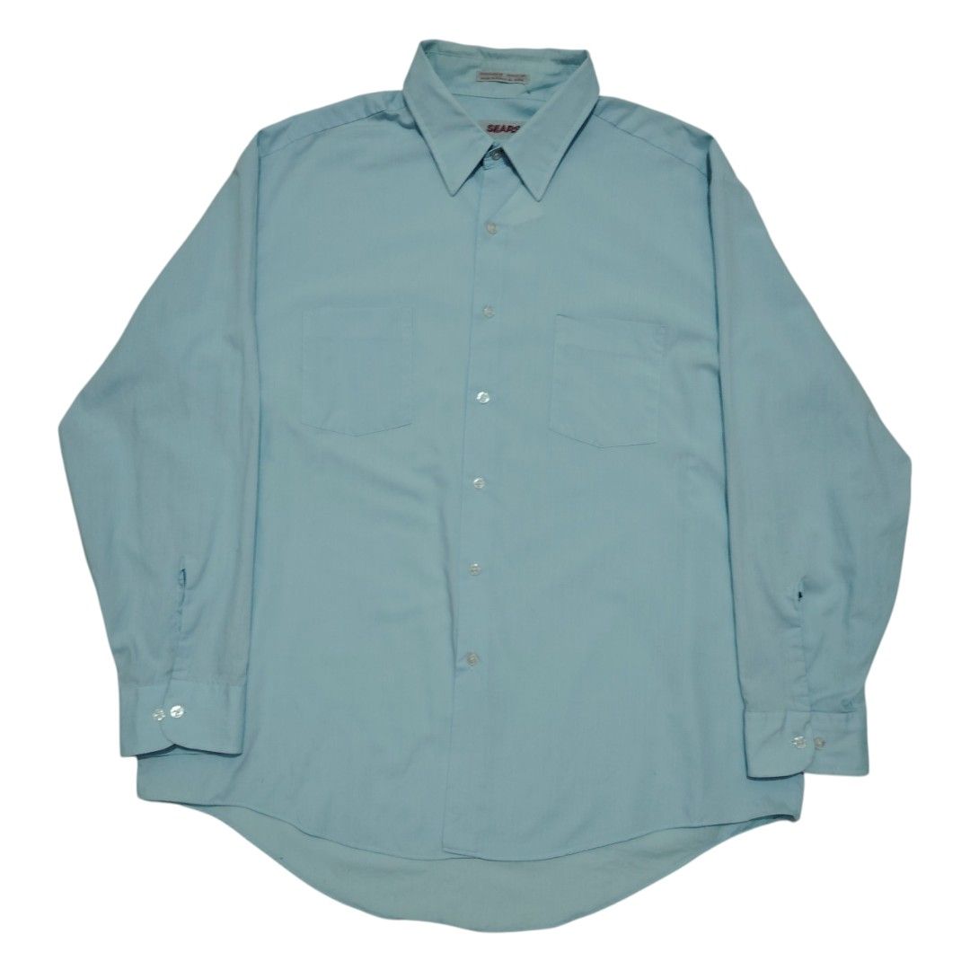 VINTAGE 80S SEARS BUTTON DOWN LONGSLEEVES SHIRT (Category: Formal Shirts) located in Dinalupihan. Submitted by aizzeestuffs (Listing ID 1405630241, Image 1). Description: Length :30.5 " Width :25.5" Shoulder :20" Sleeves :24" Color may vary due to lighting. PM for more details. Old Money Luxury Designer. .