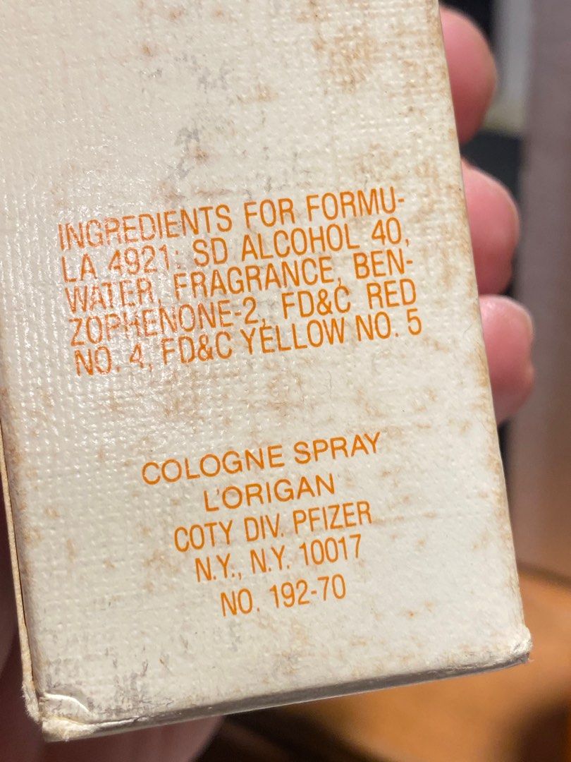 VINTAGE Coty L'Origan 2.2 fl oz (Category: Fragrance & Deodorants) located in Plaridel. Submitted by marcgaba (Listing ID 1405695893, Image 3). Description: An historically important fragrance DISCONTINUED MOP: BPI / GCASH SHIPS via J&T from Plaridel, Bulacan .