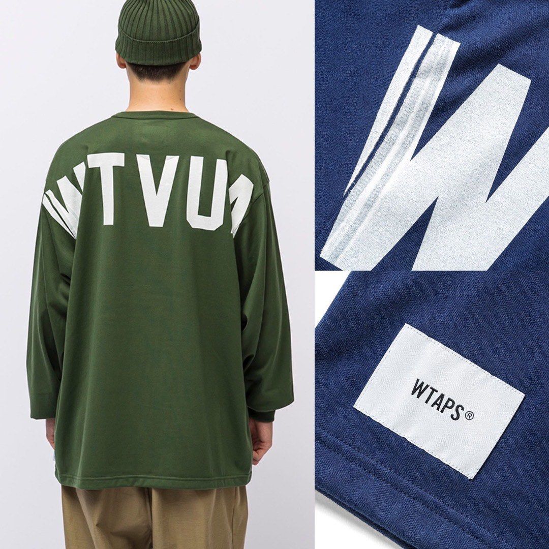 WTAPS Stencil Long Sleeve Copo Shirt (Category: Tshirts & Polo Shirts ) located in Los Banos. Submitted by getthatmoolah (Listing ID 1405557275, Image 2). Description: Size 04 on tag Fits 2XL Excellent condition 100% authentic Made in japan Measurements: 25 inches width 29.50 inches length 23.25 inches shoulder width 24.75 inches sleeve length.