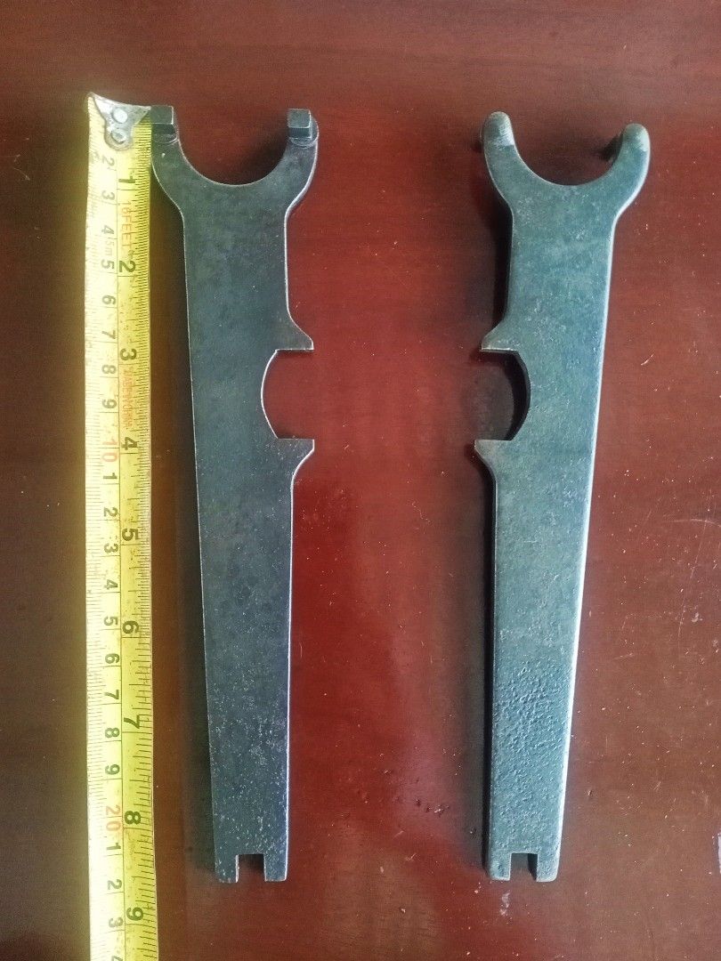 2 pcs Spanner Wrench Multi Tool (Category: Construction Tools & Equipment) located in San Isidro. Submitted by thankugeri87256 (Listing ID 1405826966, Image 2). Description: ✏️Japan Surplus item. ✏️Flaws/scratches are coomon. ✏️Ideal for grinding disc thightening. ✏️Ideal also 4 spokes thightening etc. ✏️Multi - tool ✏️Sold in "as is where is" basis..