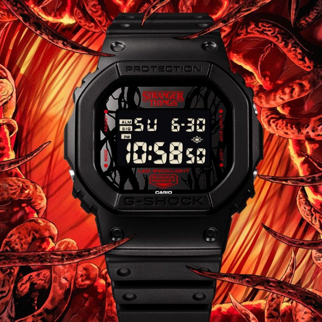 🇯🇵日本版CASIO G-SHOCK x Stranger things 怪奇物語DW-5600STT-1JR